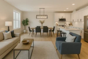 Open-concept living